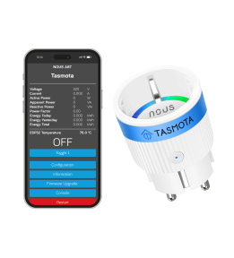 Nous A8T WiFi Smart Socket with Tasmota (ESP32)