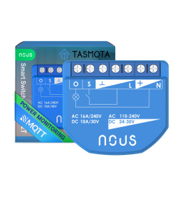 Nous B2T WiFi Tasmota Switch Module (1 channel, with PM, ESP32) 
