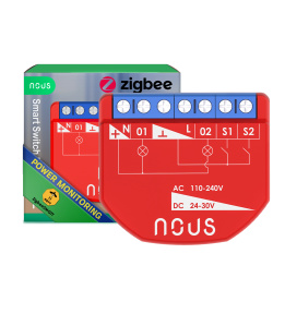 Nous B3Z ZigBee Smart Switch Module (2 channels, with PM)