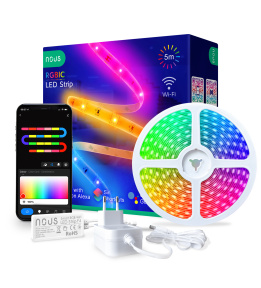 Smart 5m RGB+IC WiFi Led Strip F4