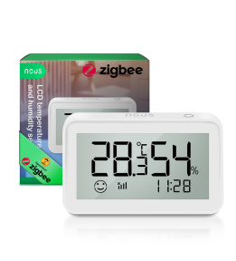 NOUS E6 LCD ZigBee Smart Temperature and Humidity Sensor
