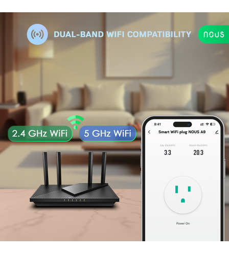 Smart Wifi Socket NOUS A9 (4pcs)