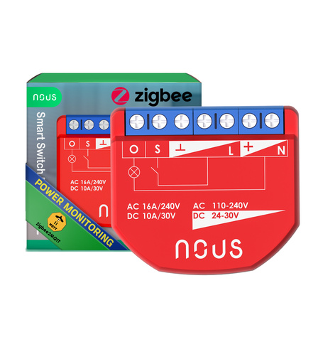 Nous B2Z ZigBee Smart Switch Module (1 channel, with PM)