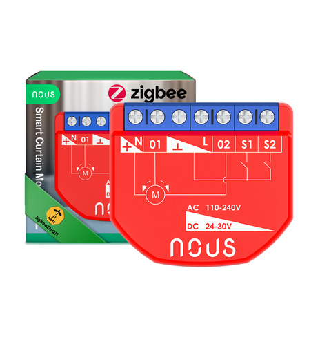 Nous B4Z ZigBee Smart Curtain module