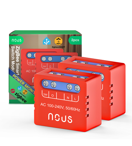 Nous B5Z ZigBee MINI Smart Switch Module (1 channel, with PM) 2 pcs