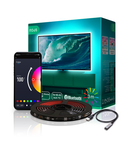 Smart RGB 3m TV LED Strip Nous F8
