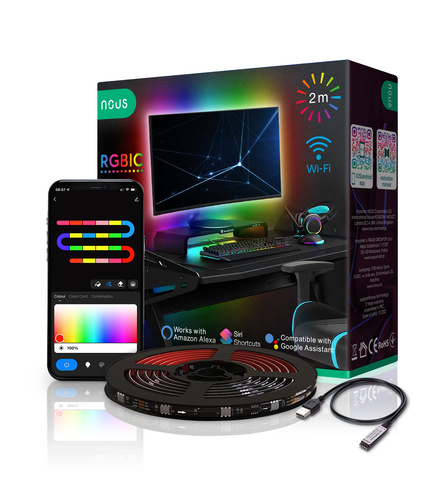 Smart RGBIC 2m TV LED Strip Nous F9