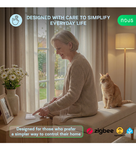 NOUS С1 ZigBee Smart Wireless Switch (4 Buttons)