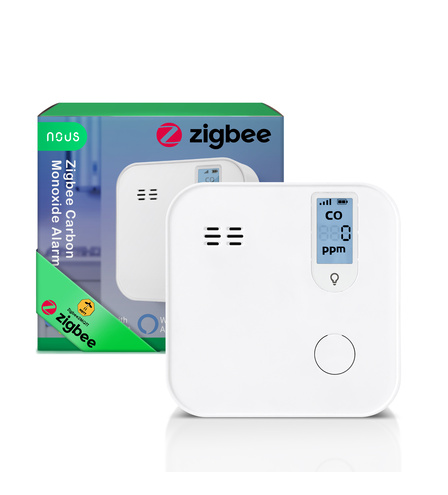 NOUS E12 Zigbee Carbon Monoxide Alarm Detector