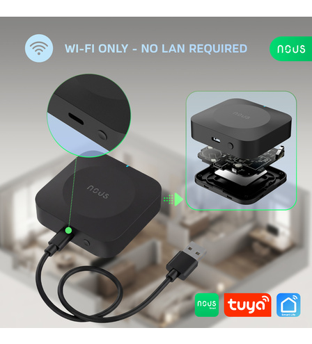 NOUS E15 ZigBee Smart Gateway (2.4/5 GHz)