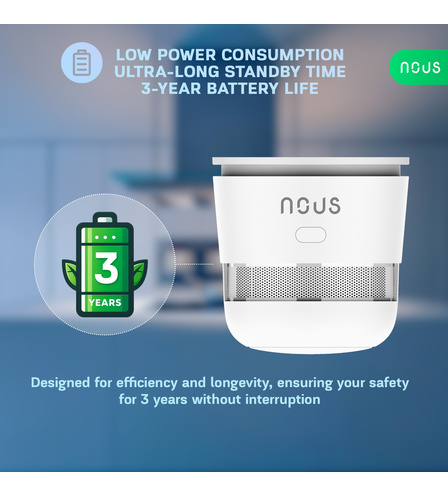 NOUS E17 WiFi Smart Smoke Sensor