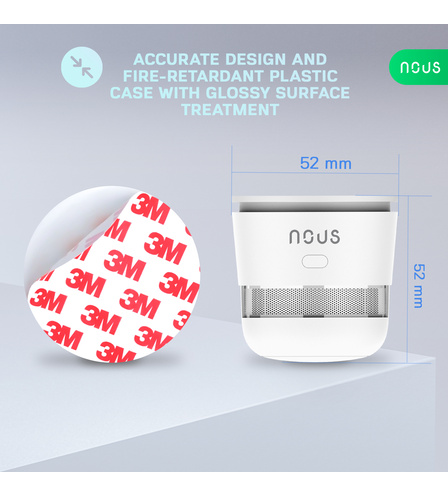NOUS E17 WiFi Smart Smoke Sensor
