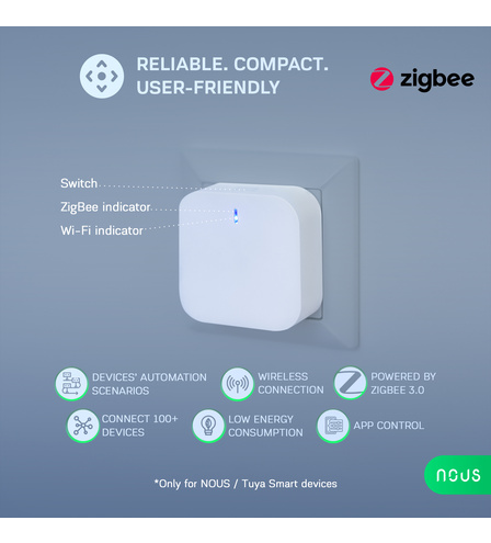 Smart ZigBee Gateway NOUS E1 