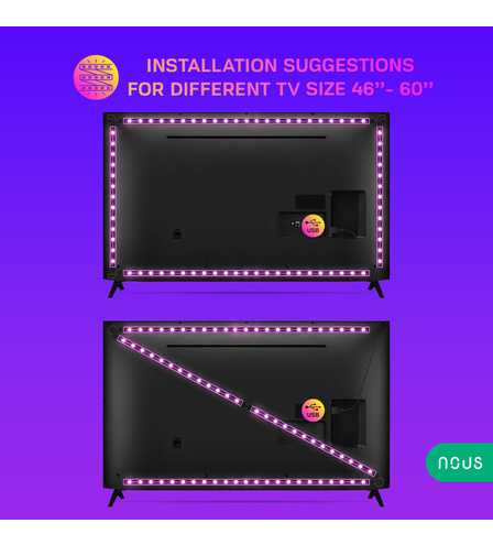 Smart RGB 3m TV LED Strip Nous F8