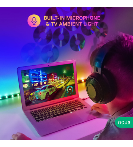 Smart RGBIC 2m TV LED Strip Nous F9