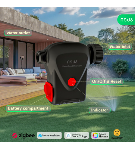 Nous L14 ZigBee Smart Water Valve