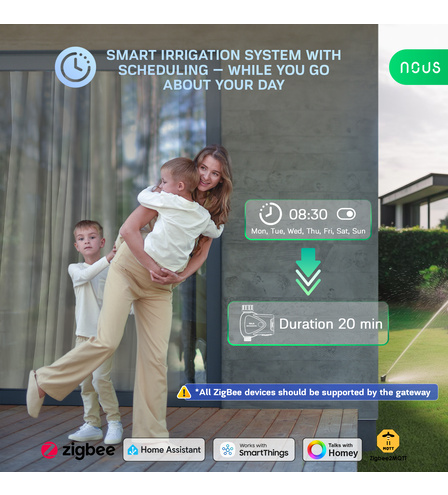 Nous L14 ZigBee Smart Water Valve