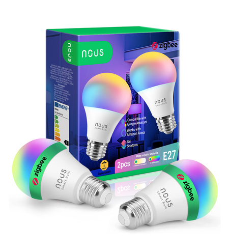 NOUS P3Z Smart ZigBee Bulb RGB E27 (2pcs)
