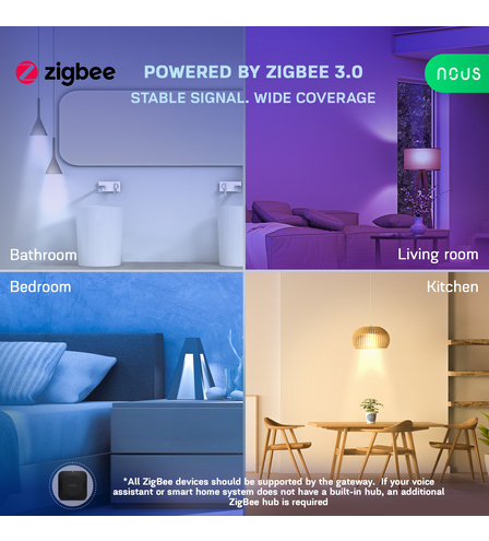 NOUS P4Z ZigBee Smart Bulb RGB E14 (3pcs)