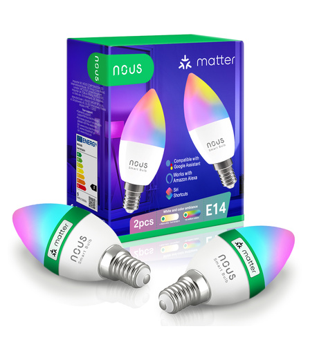 NOUS P4 Smart Matter Bulb RGB E14 (2pcs)