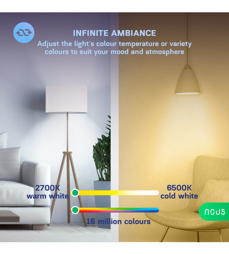 NOUS P8 Smart Matter Bulb RGB GU10 (2pcs)