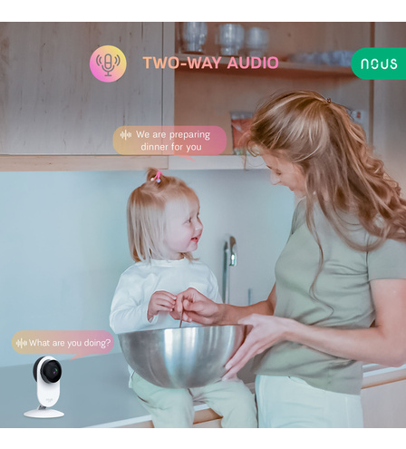 Nous W3 Smart WiFi Camera 2MP FullHD 1080p